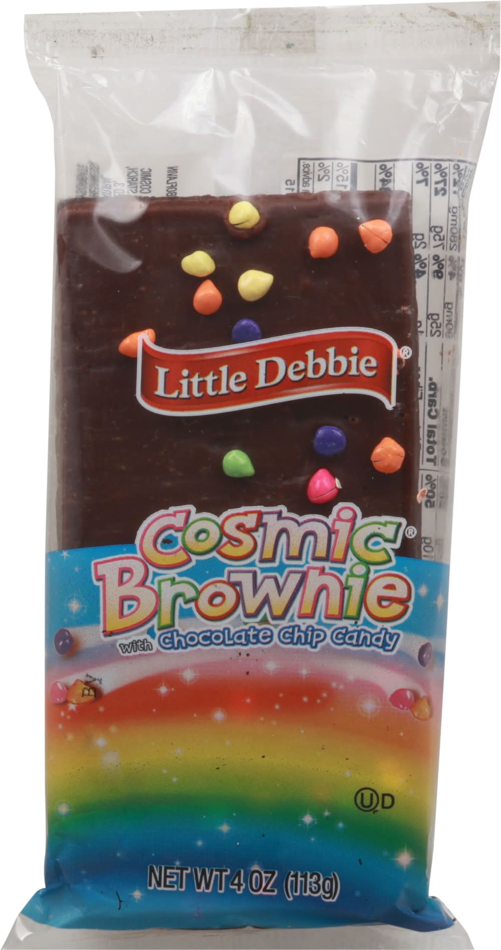 Little Debbie Cosmic Brownie With Chocolate Chip Candy (4 oz)