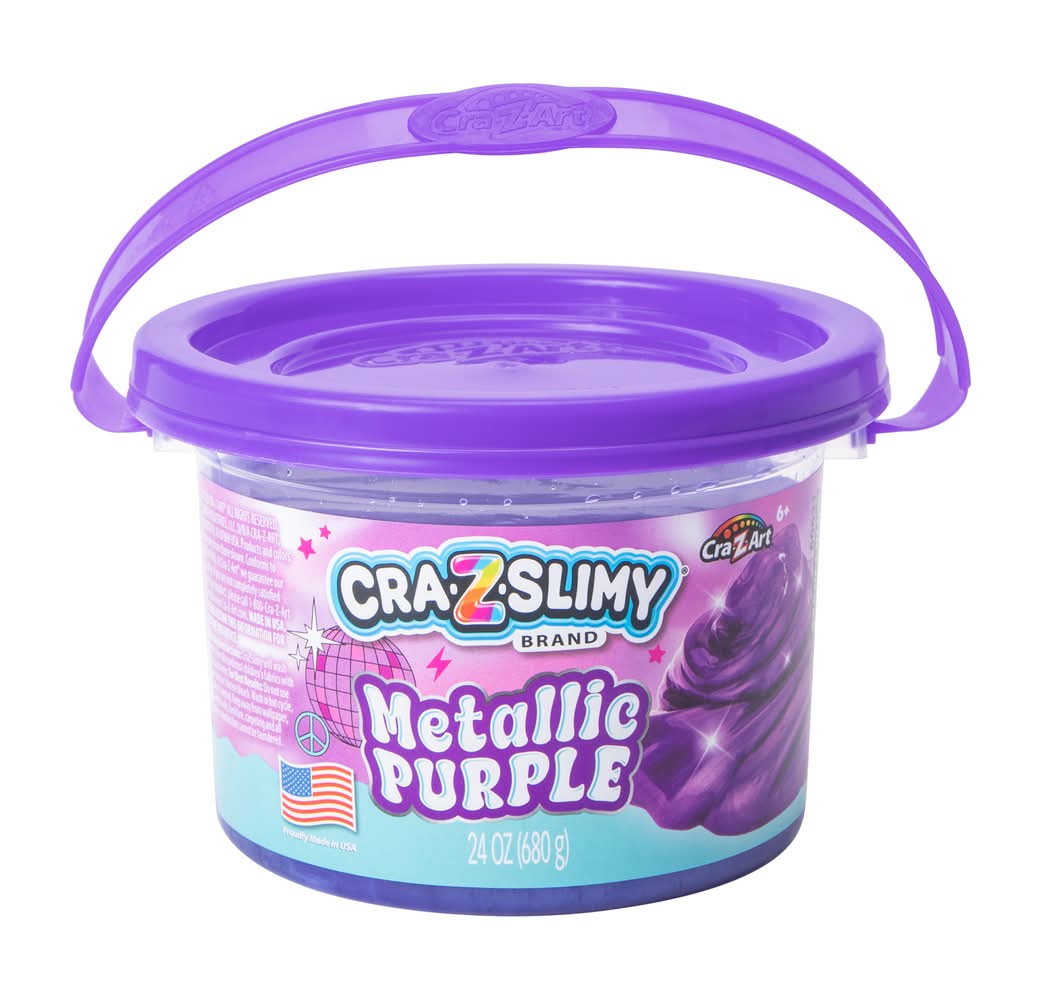 Cra-Z-Slimy® Metallic Slime Purple