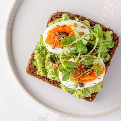 Avocado & Egg Open Rye