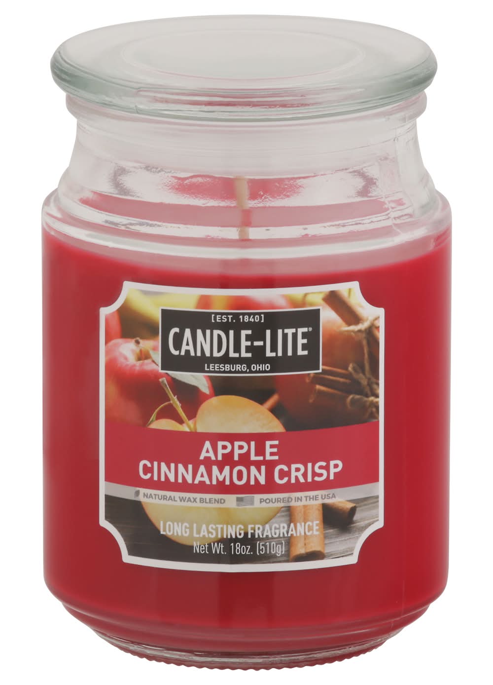 Candle-lite Apple Cinnamon Crisp Jar Candle (18 oz)