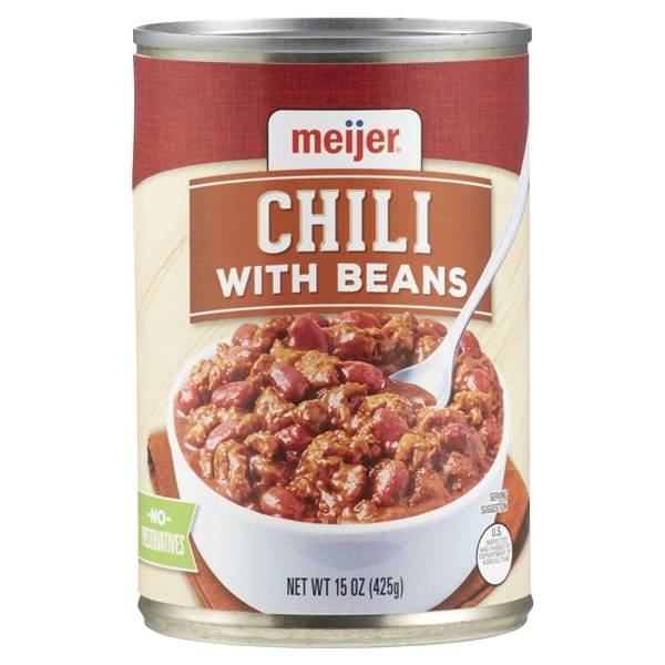 Meijer Chili with Beans, 15 oz