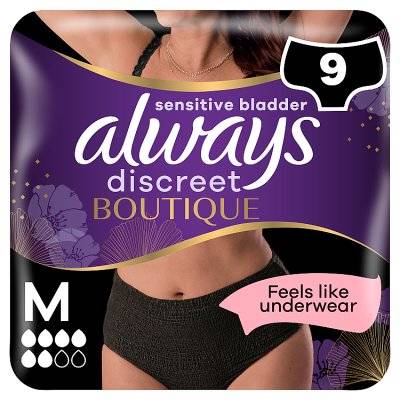 Always Discreet Underwear Incontinence Pants Plus M (9s)