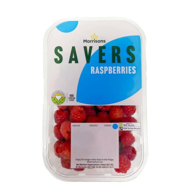 SAVERS RASPBERRIES 150G