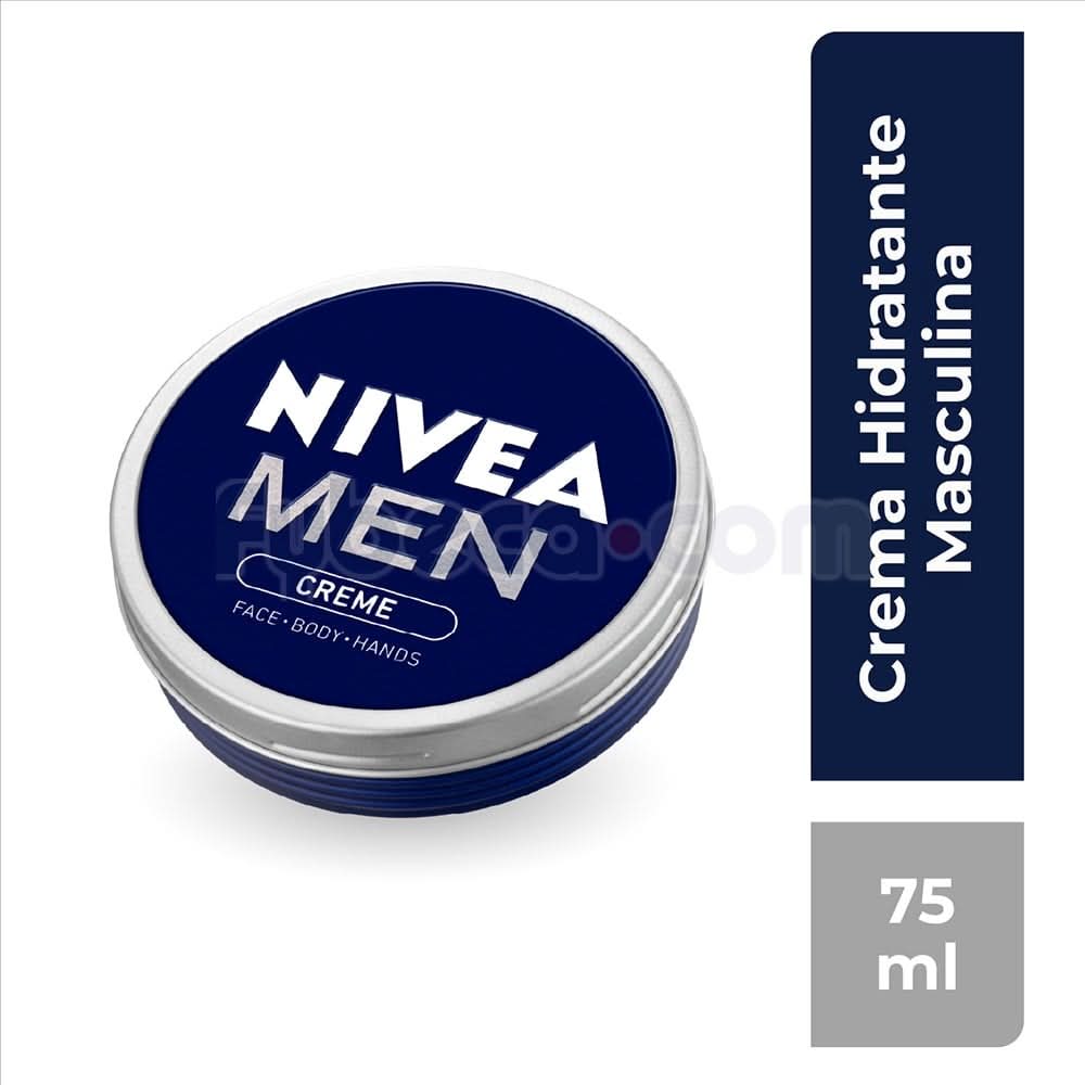 Crema Facial Nivea Creme Lata Hombre  75 Ml