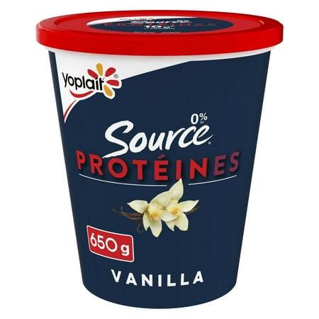 Yoplait Source Protein 0% Yogurt (vanilla)