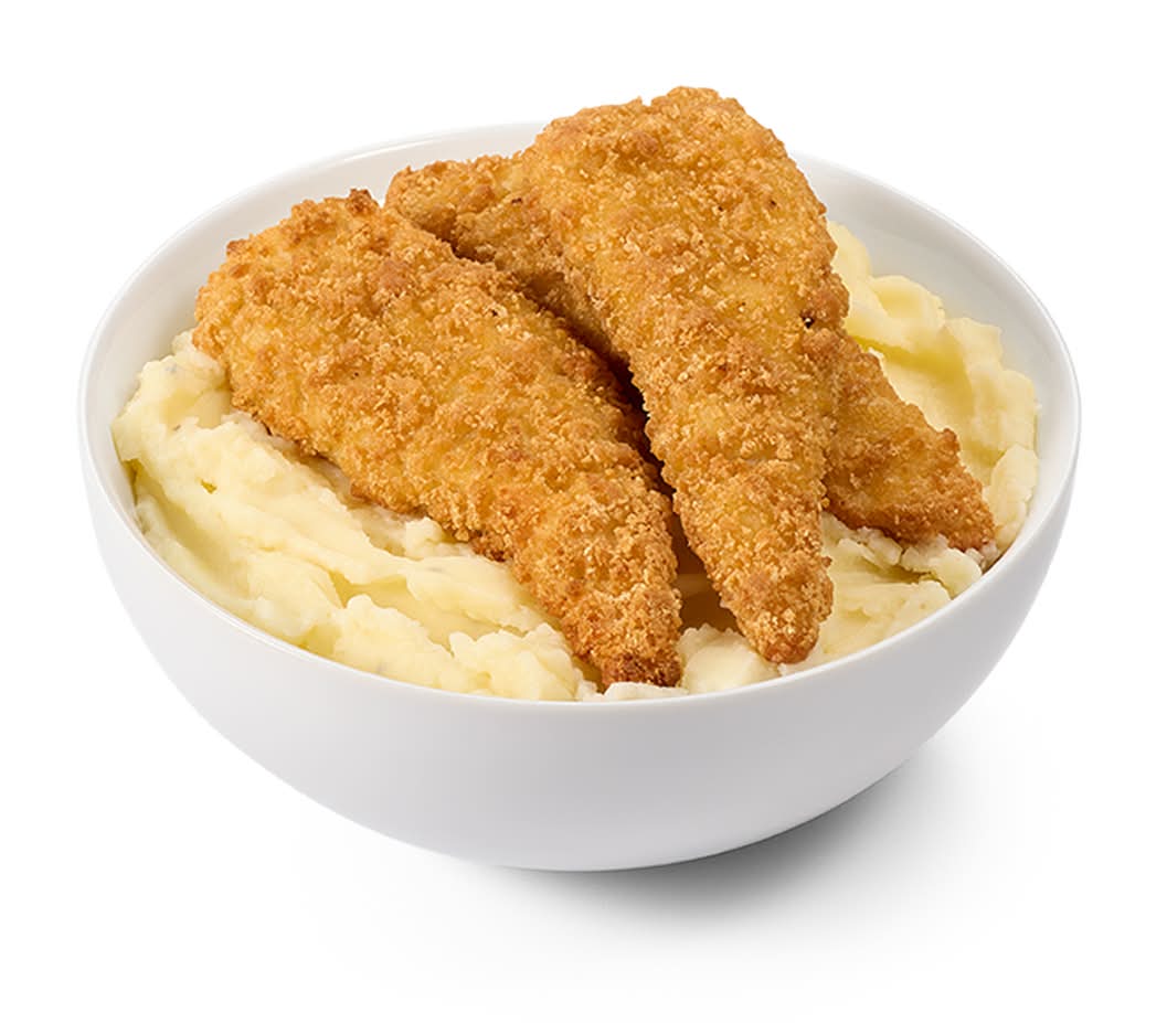 Breaded Chicken Strips Bowl