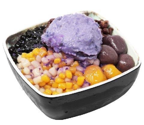 Ube Milk Shaved Ice / 紫薯牛奶冰