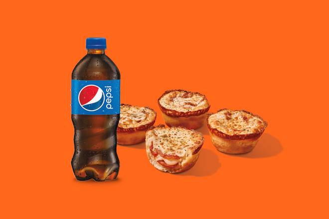 Pepperoni Crazy Puffs™ and 591ML Pepsi Combo