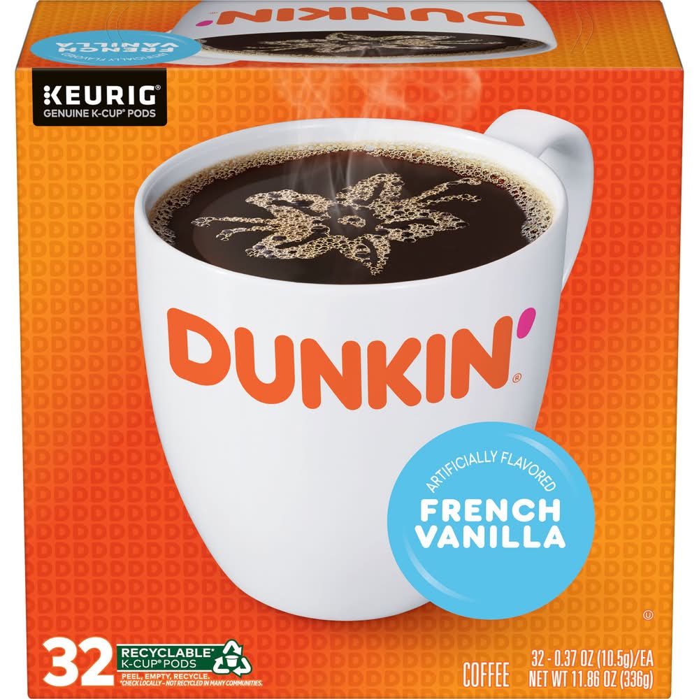 Dunkin' Keurig French Vanilla K-Pods Coffee (11.86 oz)