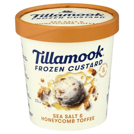 Tillamook Sea Salt & Honeycomb Toffee Frozen Custard