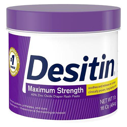 Desitin Maximum Strength Diaper Rash Cream With Zinc Oxide - 16.0 oz