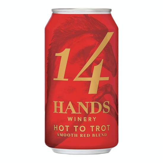 14 Hands Hot To Trot Smooth Red Blend Wine (375 ml)