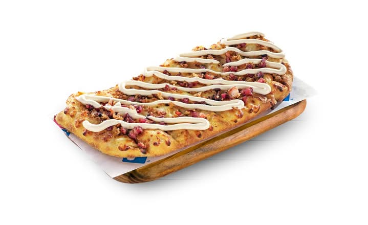 Cheesy Bread z boczkiem i cebulką prażoną