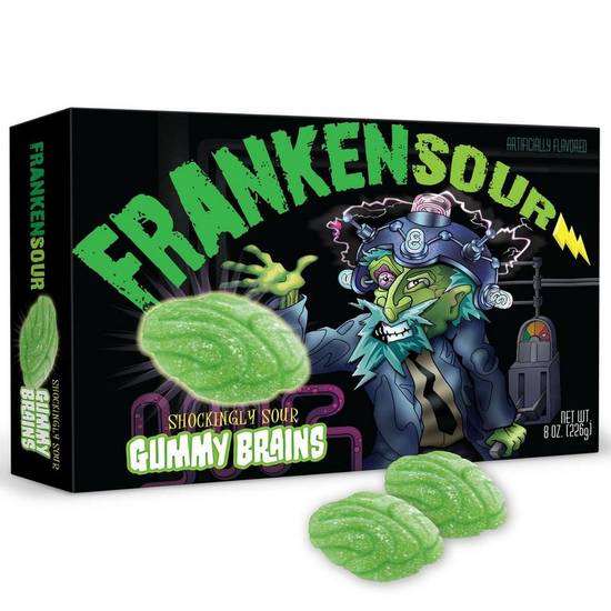 Frankensour Gummy Brains, 8oz - Halloween Candy
