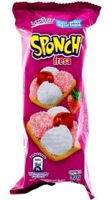 Galletas Sponch Fresa 90 g