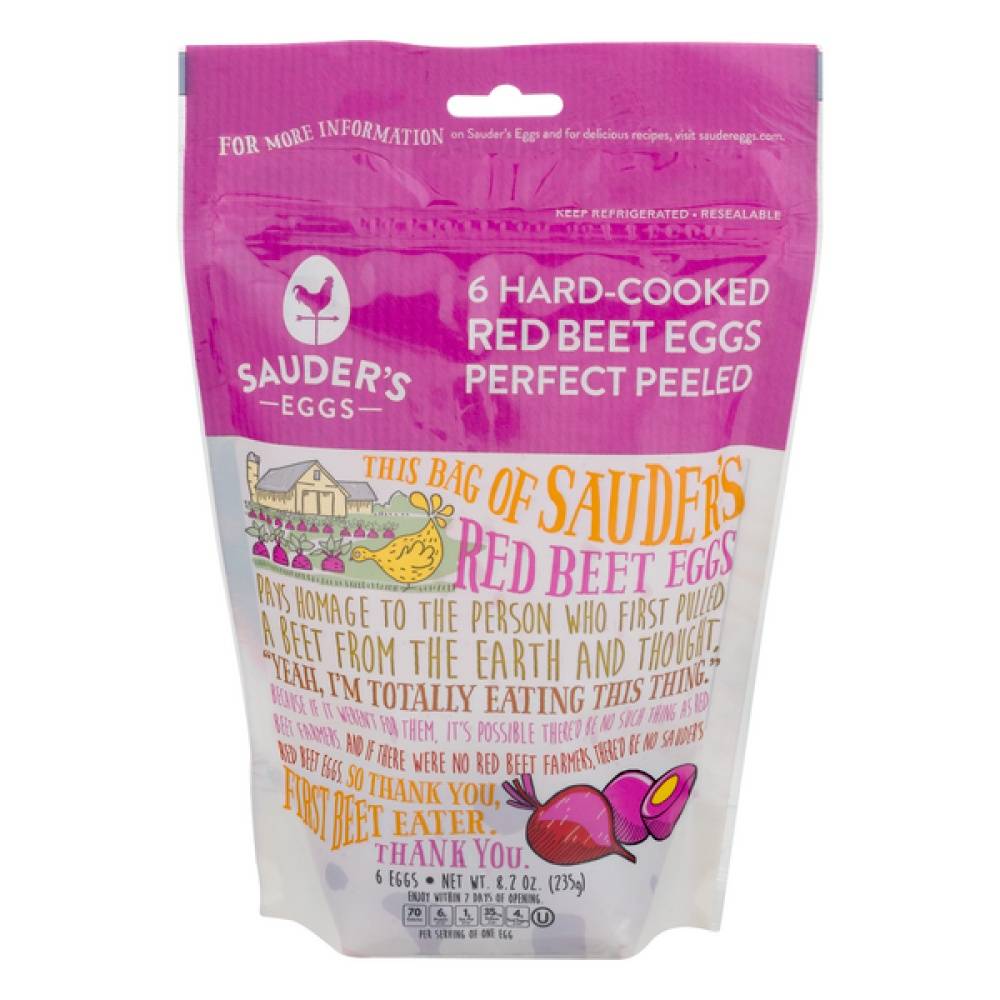 Sauder's Eggs Hard Cooked Red Beet Eggs (8.3 oz)