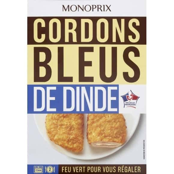 Monoprix Cordon Bleu De Dinde Le Paquet De 2, 200G