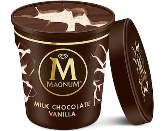 Magnum Milk Chocolate Vanilla Ice Cream 14.8oz Count