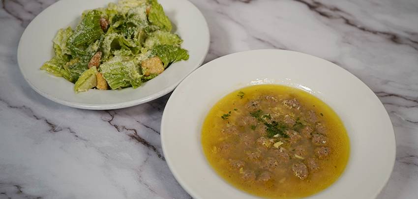 Soup And Salad Combo - Garden Salad And Soup