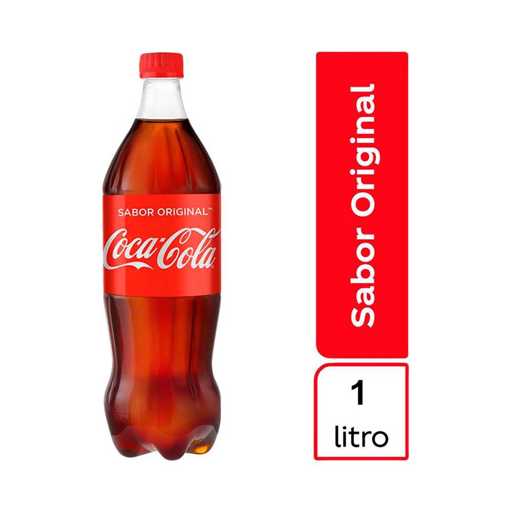 Coca-cola refresco de cola original (1 l)