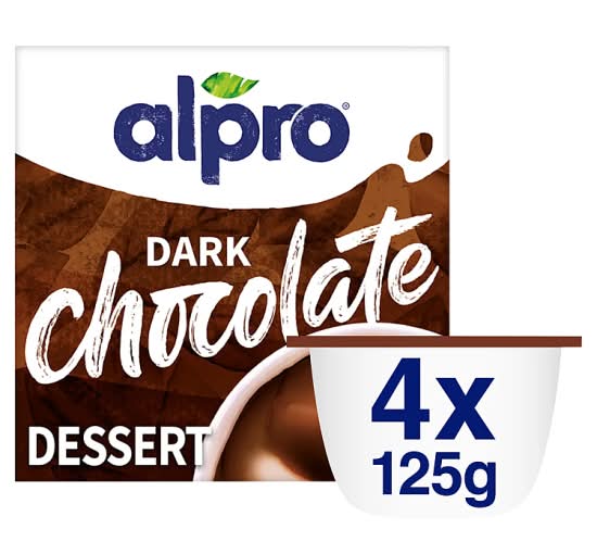 Alpro Dark Chocolate, Dessert (4 pack)
