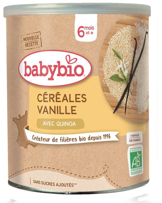 Babybio - Céréales vanille avec quinoa pour bébé