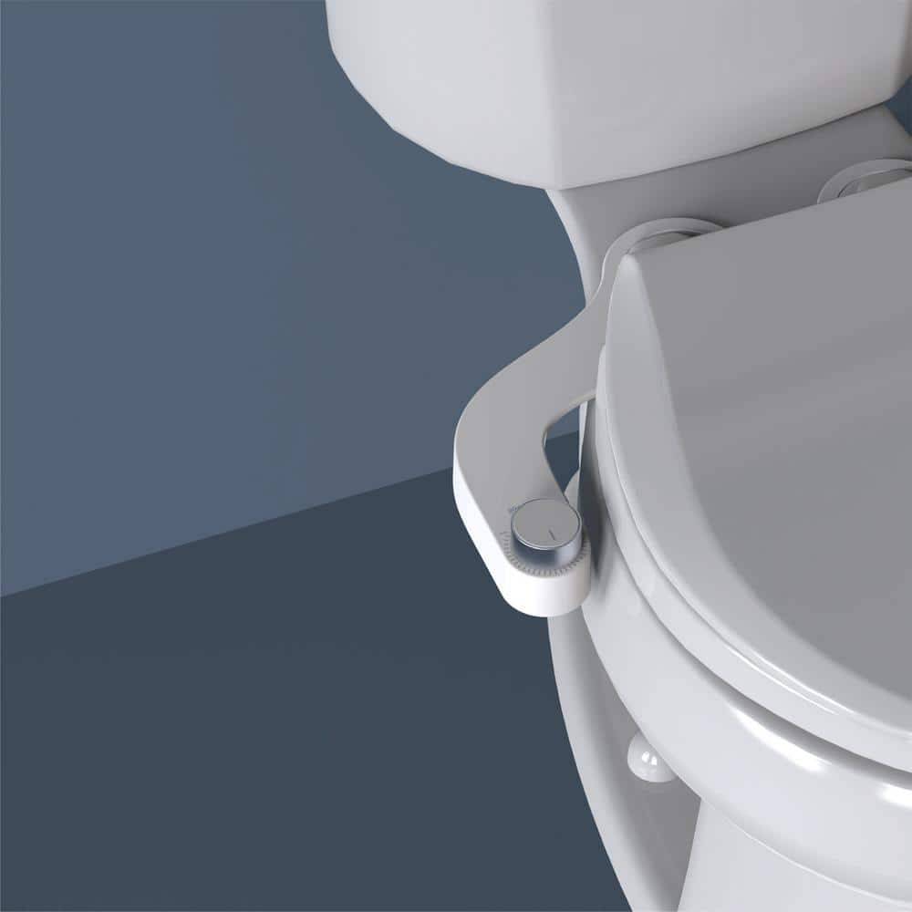 Brondell Freshspa Comfort+ Ambient Temperature Non-Electric Bidet Attachment In White