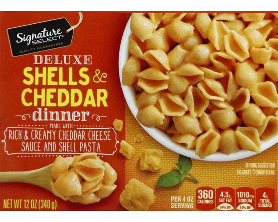 Signature Select · Deluxe Shells & Cheddar Cheese Dinner (12 oz)