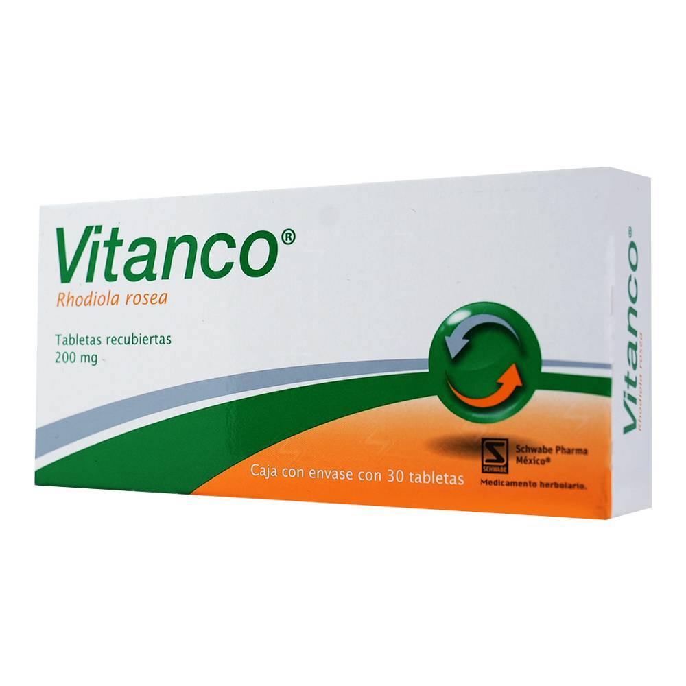 Schwabe vitanco rhodiola rosea tabletas 200 mg (30 piezas)