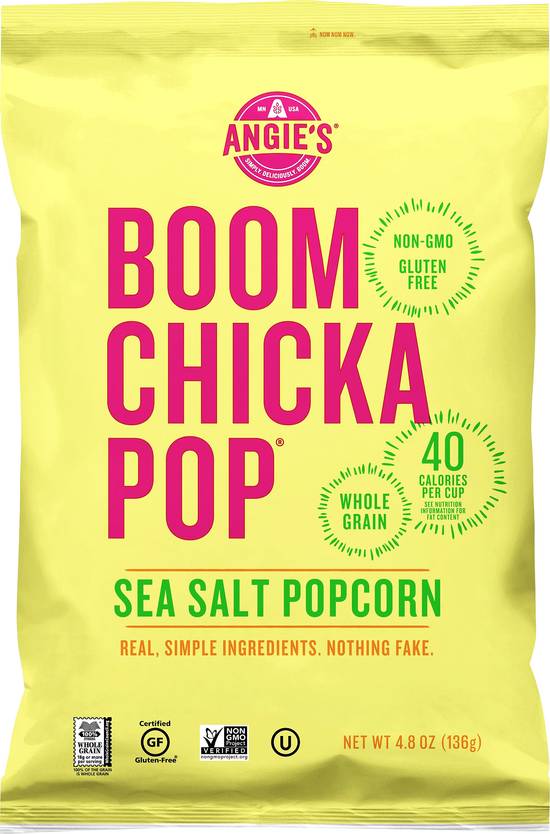 Angie's Boomchickapop Gluten Free Sea Salt Popcorn