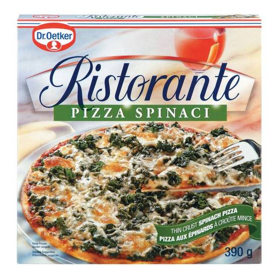Dr. oetker épinards (surgelée 390 g) - ristorante spinach pizza (390 g)