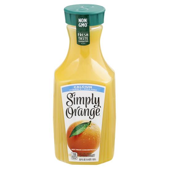 Simply Calcium Vitamin D Pulp Free Juice (52 fl oz) (orange)