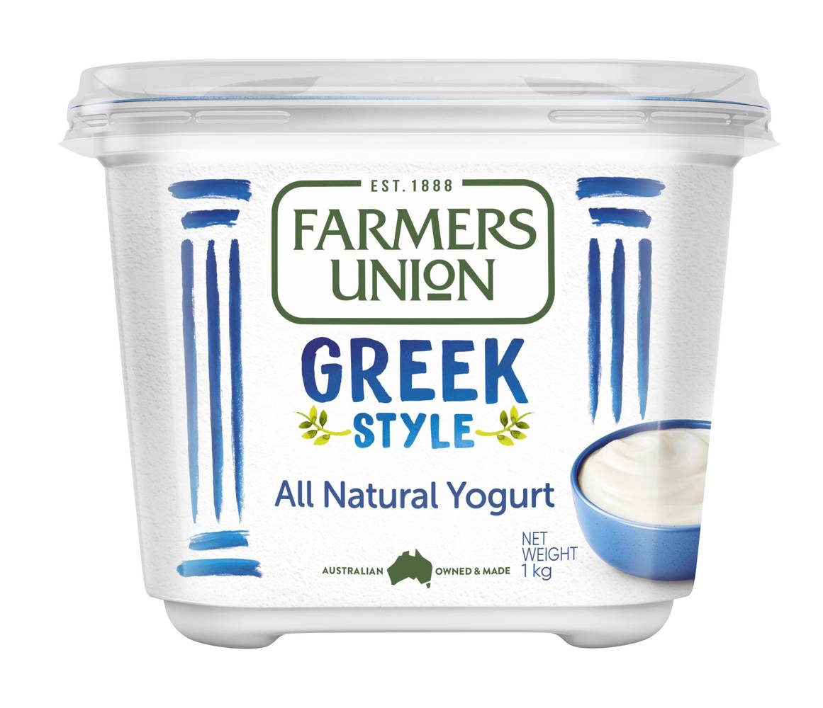 Farmers Union Greek Style Natural Yogurt (1kg)