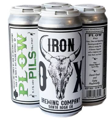 Iron Ox Plow Pils In Cans - 4-16 Fz