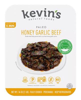 Kevin'S Honey Garlic Beef - 16 Oz