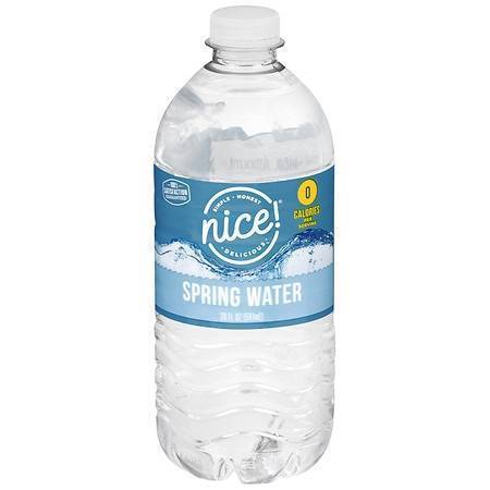 Nice! Spring Water (20 fl oz) | Delivery Near You | Postmates