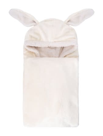 Bear Hooded Throw 50inx60in Bunny