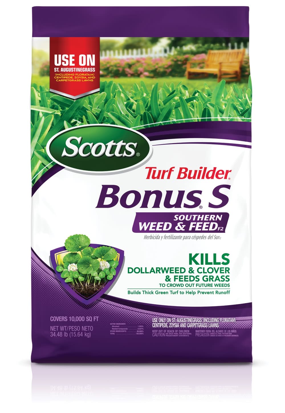 Scotts Turf Builder Bonus S Southern 34.48-lb 10000-sq ft 29-0-10 Weed and Feed Fertilizer
