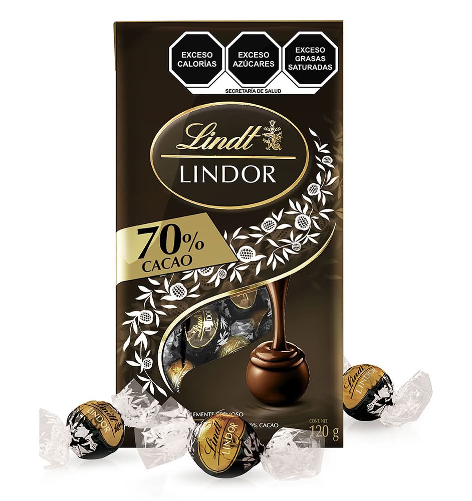 Lindt · Trufas de chocolate 70% cacao lindor (12 g)