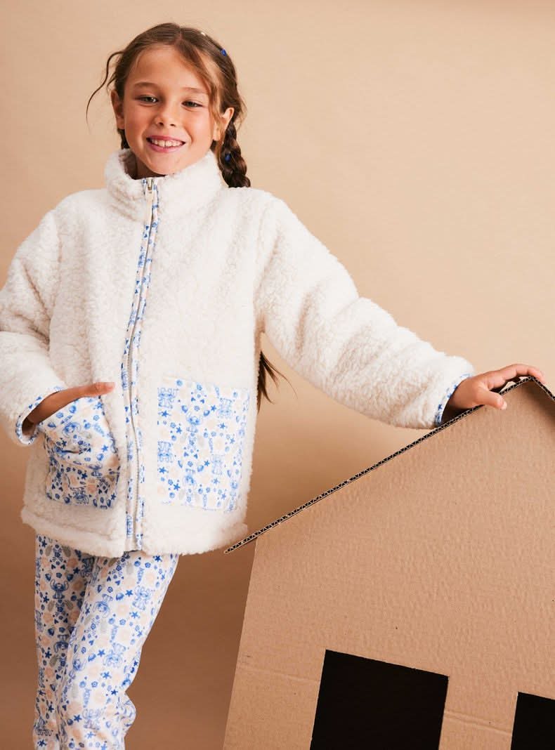 Disney polar bolsillos estampado stitch natural 2 t 4a