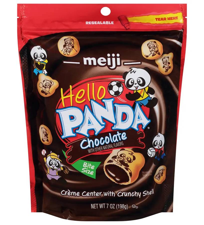 Meiji Hello Panda Chocolate Creme Filled Cookies