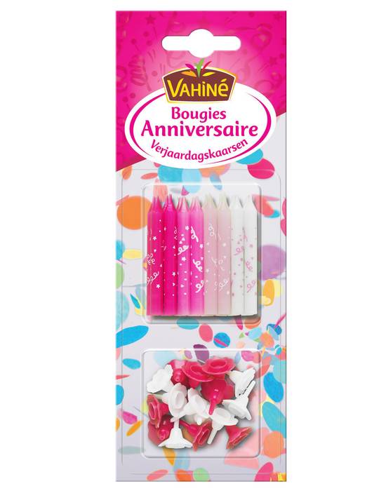 Vahiné - Bougies anniversaire (16 ct)