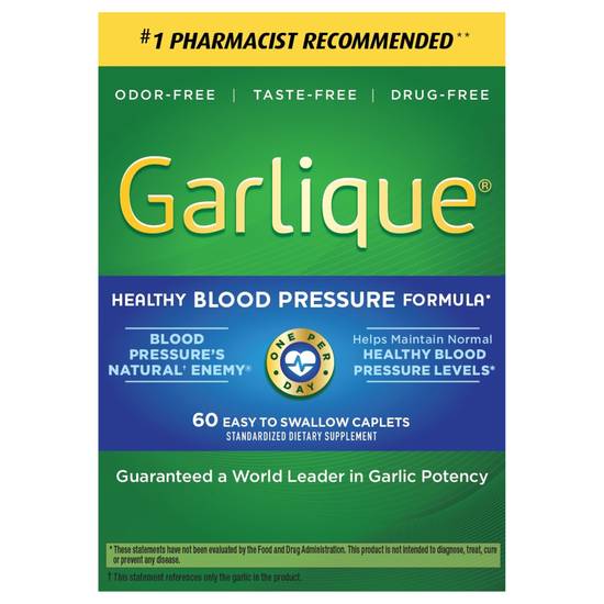Garlique Healthy Blood Pressure Formula Caplets (60 ct)