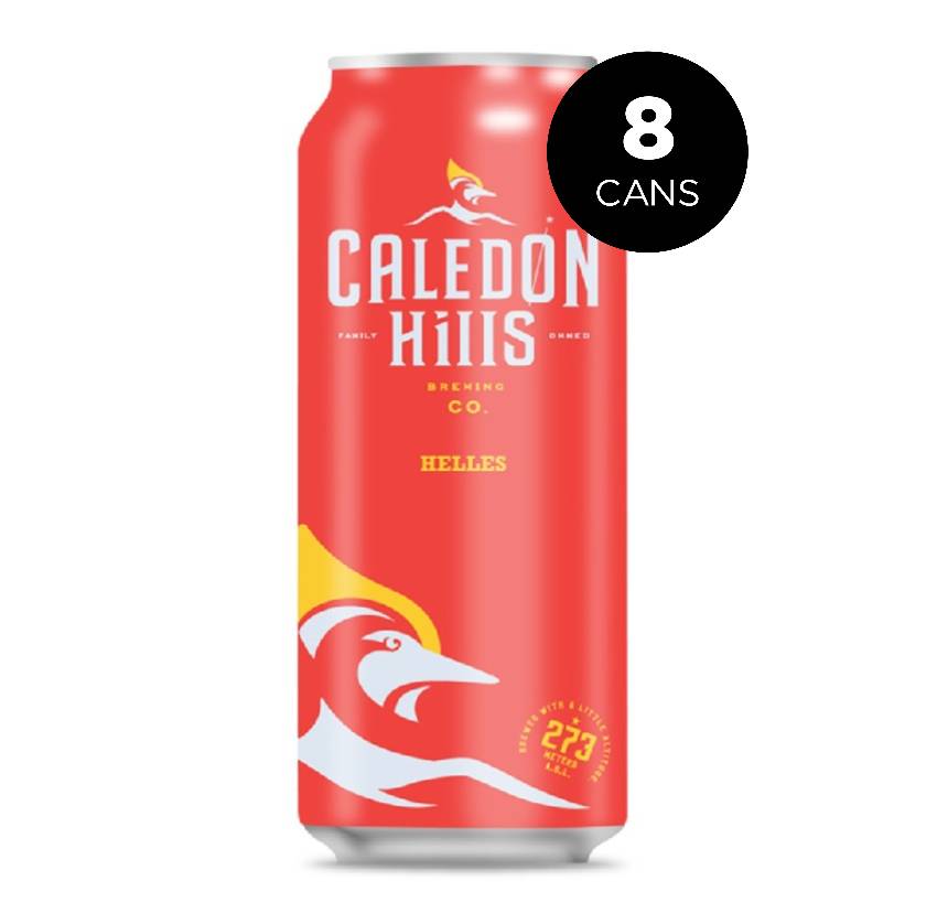 Caledon Hills Helles  (8 Cans, 473ml)