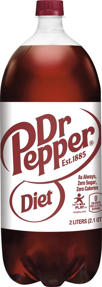 Dr. Pepper Soda, Diet 2 Ltr