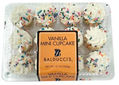 Balducci's Mini Cupcakes (vanilla)