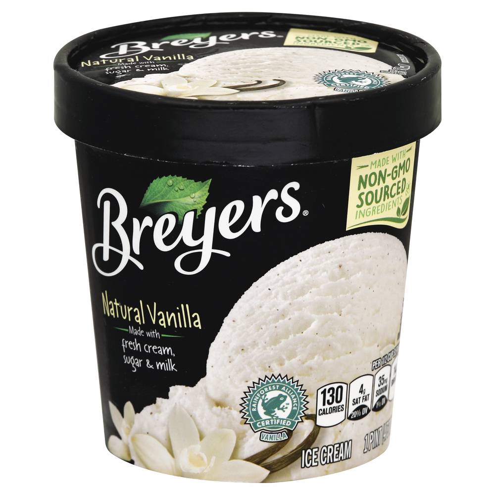 Breyers Ice Cream (natural vanilla)