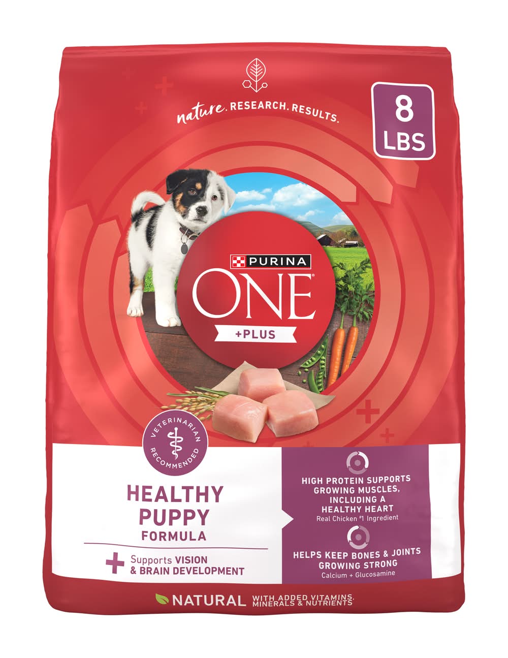 Purina Natural High Protein Dry Dog Food, Puppy (8 lbs)