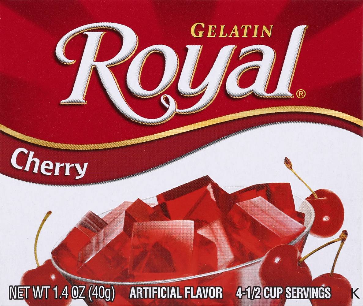 Royal Cherry Gelatin Dessert Mix (1.4 oz)