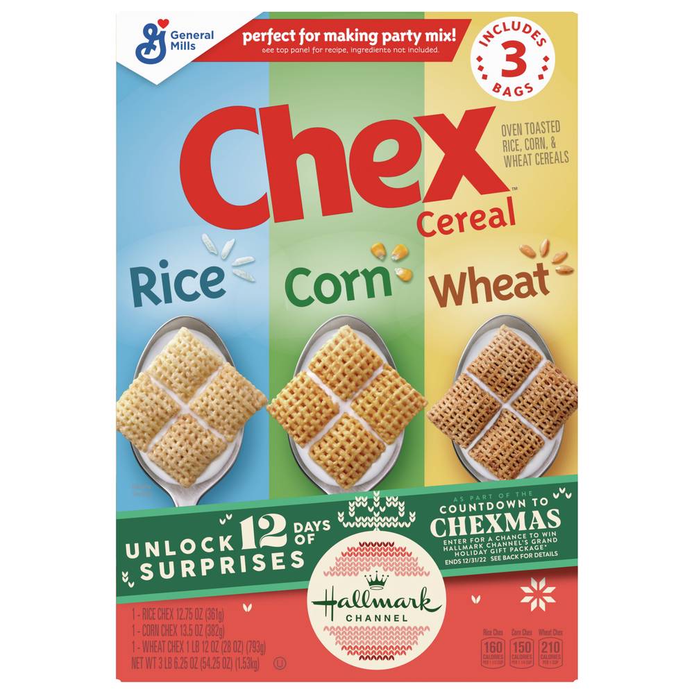 Chex Cereal Variety pack (3.39 lbs)